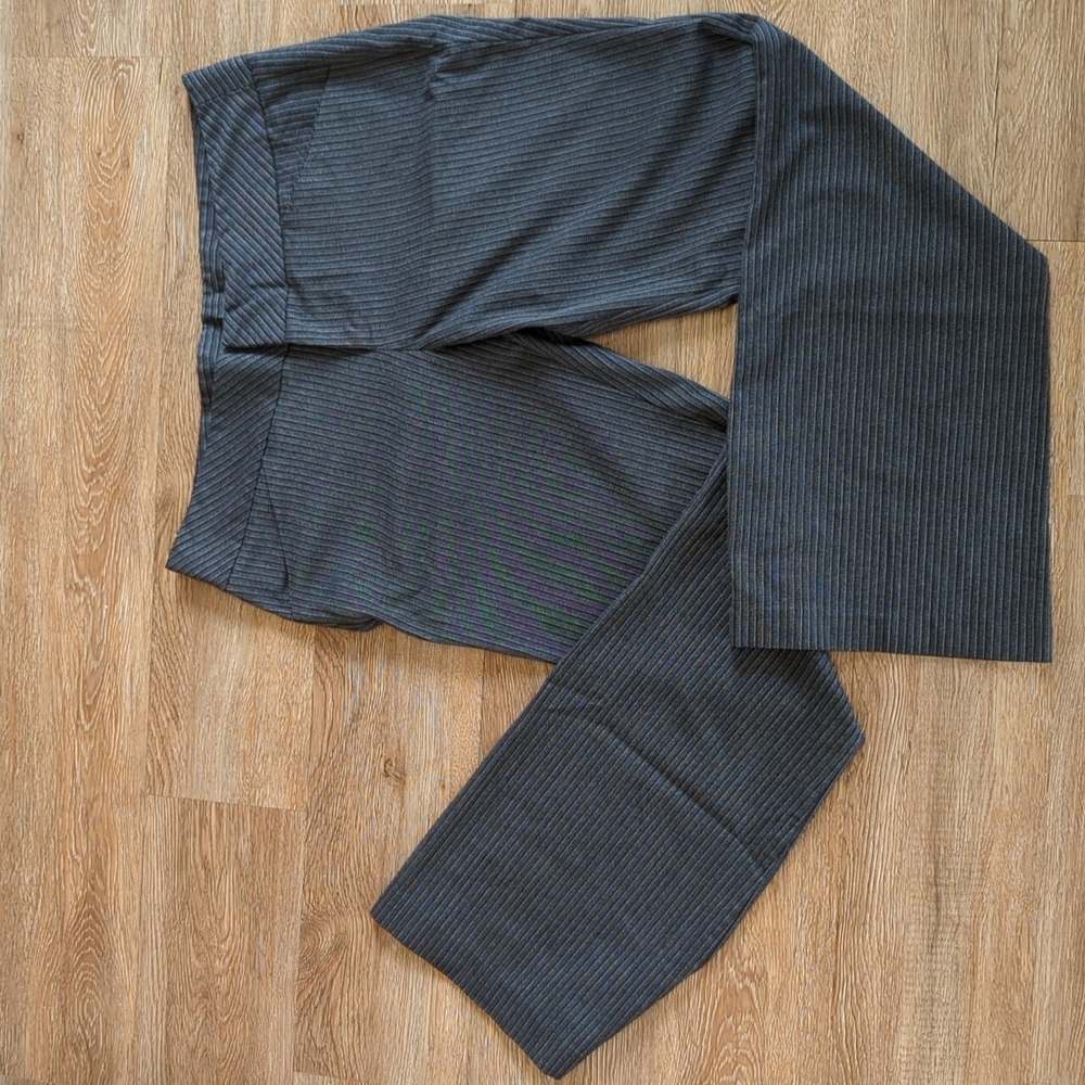 Spacegirly Gray Pin Stripe Trousers Slacks
